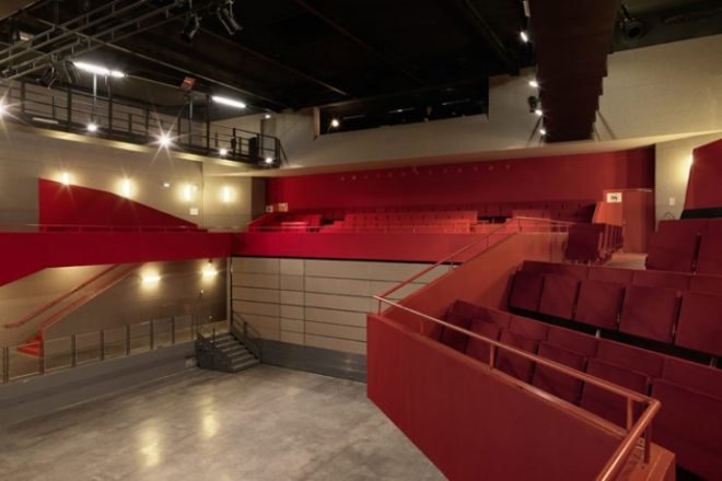 Herault Arnod architects, Metaphone music hall, architecture, Oignies, France, photovoltaic panels, modular design, acoustical architecture