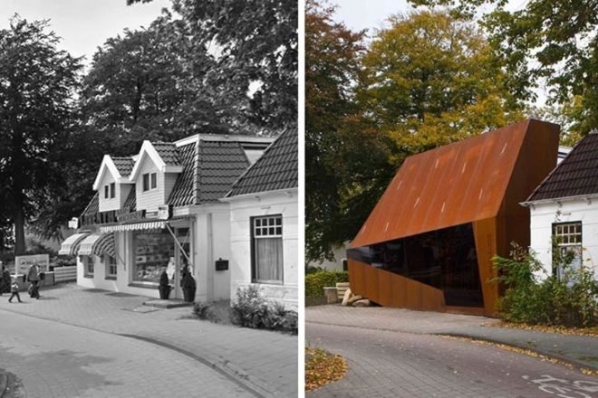 adaptive reuse, developer office, mohn + Bouman Architects, orangerock, orangerock projectontwikkeling, temporary use, corten steel, rotterdam