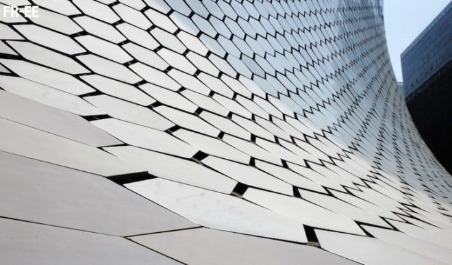 museo soumaya, Carlos Slim Helú, Fernando Romero EnterprisE, Fernando Romero, art museum, mexico city, hexagonal tiles, mexico city architecture, mexico city iconic, latin america art museum, curved steel columns, mixed-use development