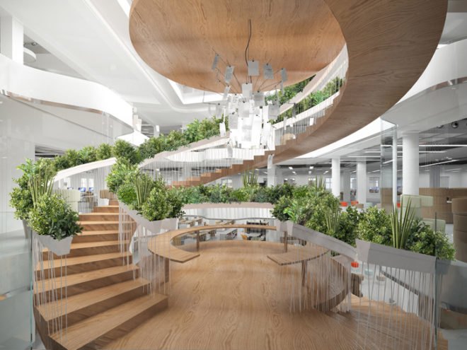 green design, eco design, sustainable design, Paul Cocksedge, Living Staircase, vertical garden, Ampersand London, living garden