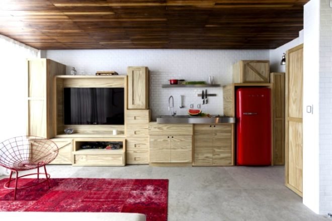 Apt 1211, Alan Chu Arquitectos, micro apartment, São Paulo, Brazil, tiny apartment, tiny home, apartment 1211