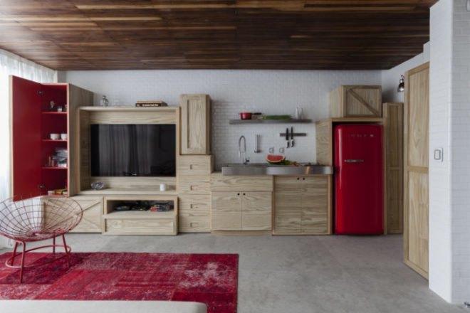Apt 1211, Alan Chu Arquitectos, micro apartment, São Paulo, Brazil, tiny apartment, tiny home, apartment 1211