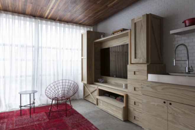Apt 1211, Alan Chu Arquitectos, micro apartment, São Paulo, Brazil, tiny apartment, tiny home, apartment 1211