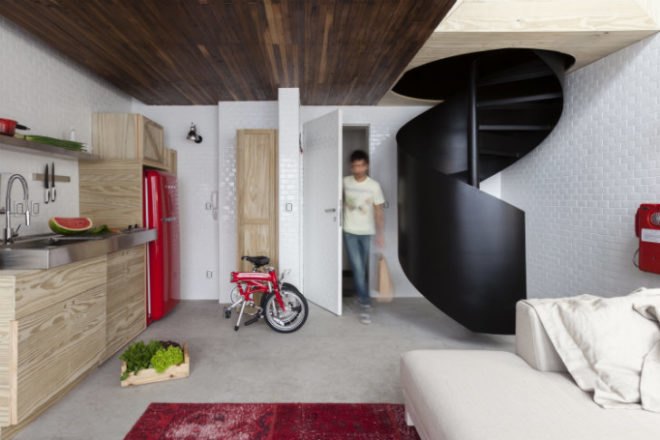 Apt 1211, Alan Chu Arquitectos, micro apartment, São Paulo, Brazil, tiny apartment, tiny home, apartment 1211