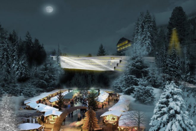 Bridge as a Carpark, Angelo Salamone, bridge carpark, parking garage, moena, italy, rossella di bari