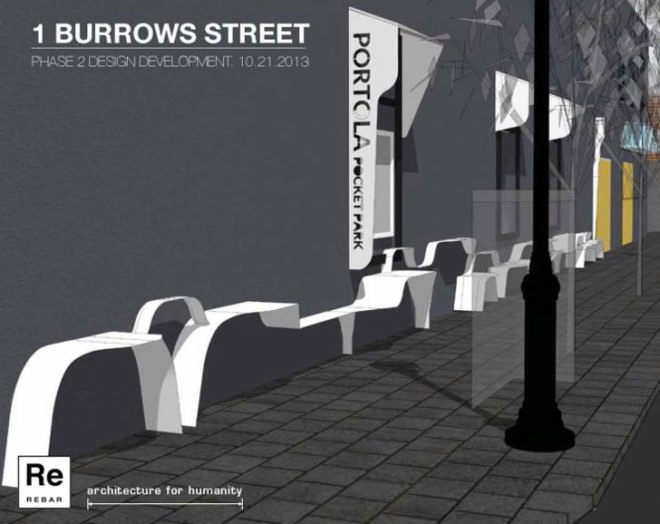 1 Burrows Pocket Park, Lincoln Reimagine Project, San Francisco, urban design, green design, sustainable design, pocket park, park, rebar, architectural digest, architecture for humanity, jason jagel, portola, burrows street, green building, sustainable building, public space