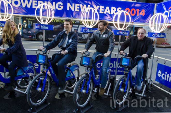 alternative energy, citi bike, citi bike ball drop, citi bike new Year’s eve, Citi Bike Pedal Power Stations, Citi Bikes Power Times Square Ball, green energy, Human Powered, janette sadik-khan, kinetic energy, New Year, New York New Year’s Ball Drop, pedal power, Transportation Commissioner, zero-emissions, Ned Flint, Pierce Promotions, Tim Tompkins, Times Square Alliance, new year’s eve in times square, Andrew Brent, Citi Bank,