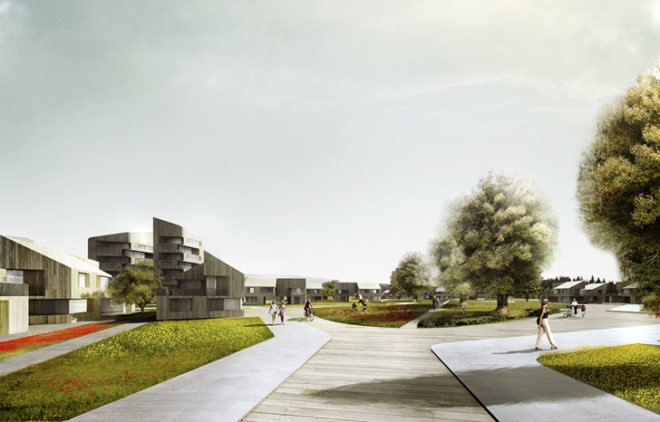 Stefano Rocchetti, Luca Vernocchi, Europan 12, Cross-Cutting Dikemark, Norway architecture, Europan competition, masterplan design, Norway masterplans