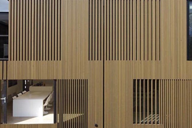 FRAMEWORK Architects, Studio PROTOTYPE, Water Villa, wooden facade, floating home, Amsterdam, Dutch architecture, Architecture, Floating Houses, Daylighting, Air quality,