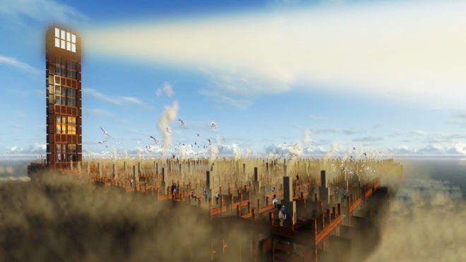 Visiondivision, Europan 12, architecture contest, megacity, future cities, futuristic design, Stockholm architects, Swedish architecture, humorous architecture