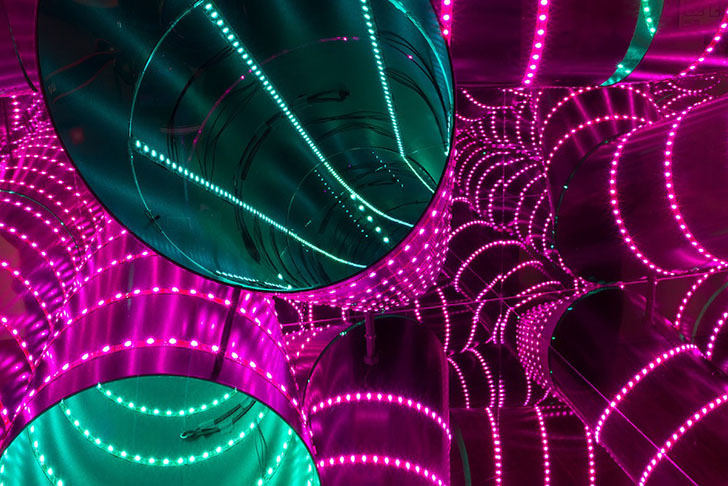 Hans Kotter, light installations, LEDs, german art, Art, Bright Ideas, energy efficiency