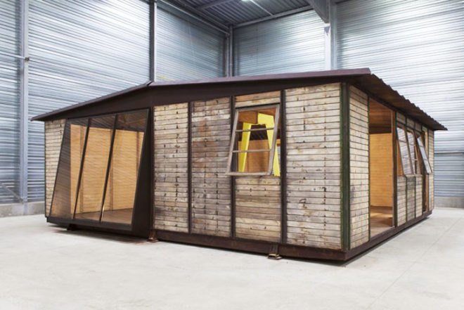 Jean Prouvé, Demountable, Maison 8x8, Prefab, Affordable, Design Miami, metal frames, Architecture, Prefab Housing, humanitarian design,