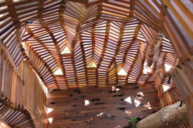 Matt Gagnon Studio, Knit Fort, reclaimed wood, innovative tree houses, small enclosures, sustainable building materials, home design, green furniture