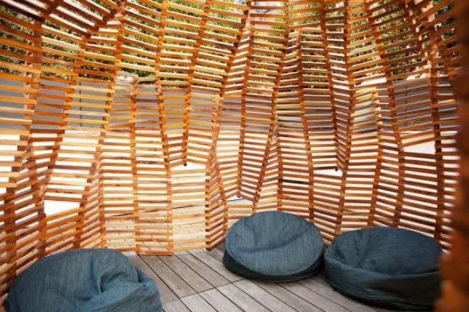 Matt Gagnon Studio, Knit Fort, reclaimed wood, innovative tree houses, small enclosures, sustainable building materials, home design, green furniture