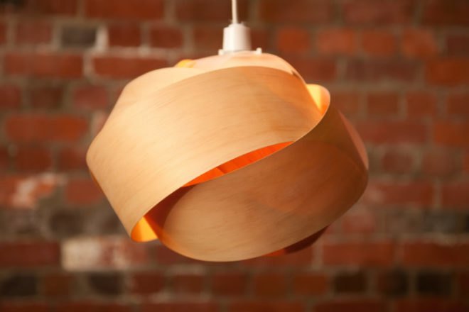 Minnow Light Shades, green lighting, minnow, carl menary, victoria menary, eco lighting, pine veneer