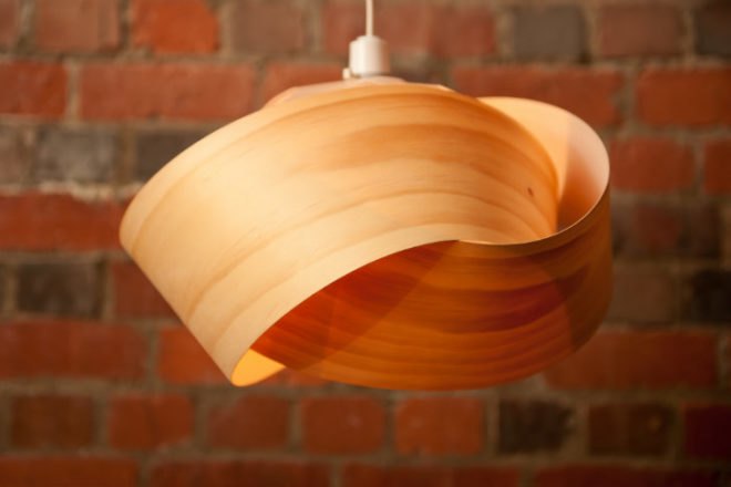 Minnow Light Shades, green lighting, minnow, carl menary, victoria menary, eco lighting, pine veneer