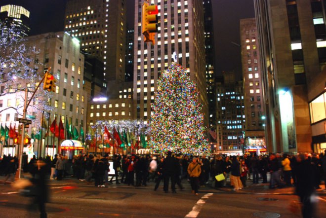 45 Rockefeller Plaza, christmas tree, habitat for humanity, mayor bloomberg, Norway Spruce, NYC Christmas Tree, NYC Christmas tree from Connecticut, NYC Christmas tree from Shelton, rockefeller center, Rockefeller Christmas lighting, Rockefeller Christmas Tree, Rockefeller Christmas Tree 2013, Rockefeller Christmas Tree has 45000 led lights, Rockefeller Christmas Tree lighting, Swarovski crystal tree star, Hurricane Katrina, transform Rockefeller Plaza into the Humanity Plaza, Humanity Plaza, Hurricane Katrina Victim Homes, Mississippi, Louisiana, affordable housing, decent housing, low cost housing, low income housing, Chris Clarke, Tishman Speyer, NBC, Warner Music, Recycled Wood, Green Building Materials, Green Homes,