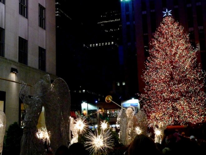 45 Rockefeller Plaza, christmas tree, habitat for humanity, mayor bloomberg, Norway Spruce, NYC Christmas Tree, NYC Christmas tree from Connecticut, NYC Christmas tree from Shelton, rockefeller center, Rockefeller Christmas lighting, Rockefeller Christmas Tree, Rockefeller Christmas Tree 2013, Rockefeller Christmas Tree has 45000 led lights, Rockefeller Christmas Tree lighting, Swarovski crystal tree star, Hurricane Katrina, transform Rockefeller Plaza into the Humanity Plaza, Humanity Plaza, Hurricane Katrina Victim Homes, Mississippi, Louisiana, affordable housing, decent housing, low cost housing, low income housing, Chris Clarke, Tishman Speyer, NBC, Warner Music, Recycled Wood, Green Building Materials, Green Homes,