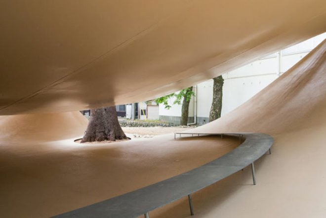 Ryuei Nishizawa, Fukita Pavilion, Japanese Pavilion, metal sheets, Japan, Architecture, Botanical, Air quality, Treehouses, Daylighting,