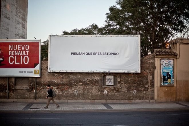SpY billboard in Zaragoza, Spain, urban art, urban street artists, street art in Zaragoza, street art in Spain