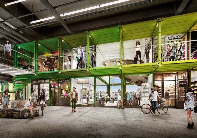 green design, eco design, sustainable design, SuperPier, modular retail complex, Youngwoo and Associates, Pier 57, shipping container construction