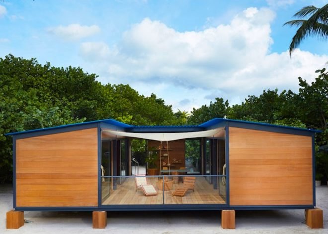 louis vuitton, charlotte perriand, modernist architecture, design miami, prefab, le corbusier, La Maison au Bord de l'Eau, iroko, okoume, the raleigh hotel, south beach