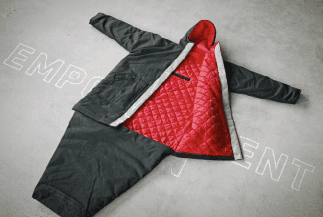 Veronika Scott, empowerment plan, passion project, coats for the homeless, detroit homeless, detroit unemployment, green design, eco design, sustainable design, employment detroit, coats that double as sleeping bags, sleeping bag coats, eco fashion, double duty design