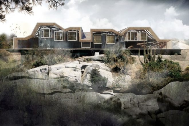 Eunjin Koh, Jonghyun Kim, AC - CA container vacation home competition, Bondi Beach, freight container design, sustainable design, shipping container home design,sustainable materials, australia