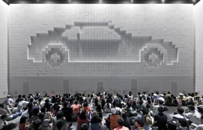 hyundai pavilion, hyundai, hyundai motor group, Yeosu, 2012 world expo, Unsangdong Architects, motion imagination, mechatronics, hyper matrix, kinetic landscape,