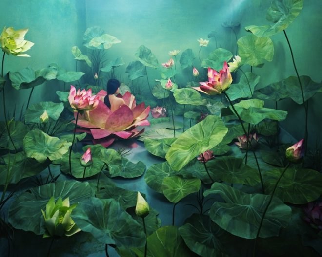 JeeYoung Lee, dreamscapes, surreal landscapes, opium gallery, france, hongik university, south korean artist, tiny studio, korean fables, sovereign art prize, stage of mind