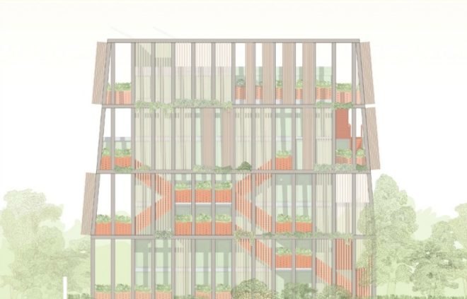MOS Architects, seeds of change foundation, community orphanage nepal, kathmandu, sustainable design, green architecture, energy efficiency, renewable energy, rainwater collection, rainwater harvesting, local materials