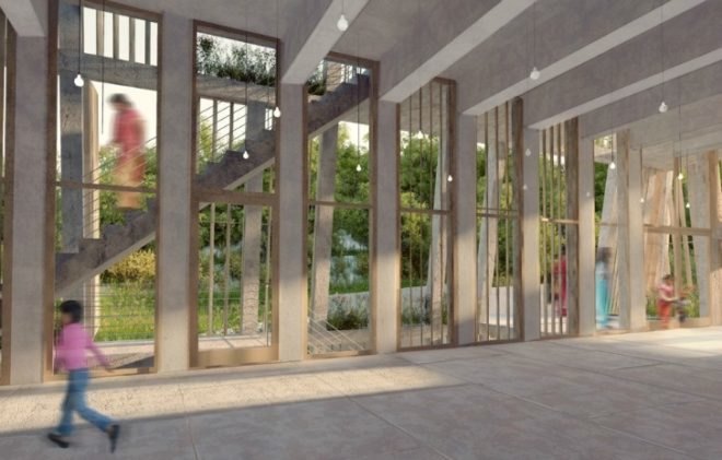MOS Architects, seeds of change foundation, community orphanage nepal, kathmandu, sustainable design, green architecture, energy efficiency, renewable energy, rainwater collection, rainwater harvesting, local materials