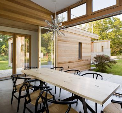 Berg Design Architecture, John Berg, Eco-friendly homes, East Hampton, New York, Old Stone Highway, Old Stone Highway House, Structural Insulated Panels, Geo-Thermal HVAC system, efficient boiler, Kynar, Energy Star Appliances, Sips, Green Homes, Energy Saving homes, Green Homes
