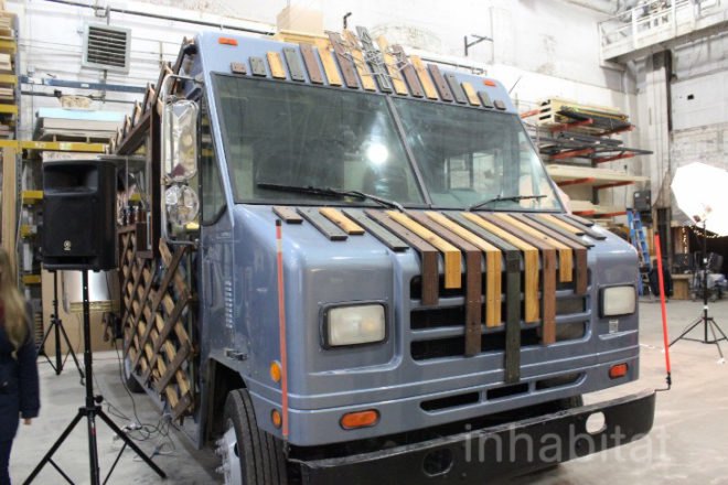snow day, snow day truck, nyc food trucks, food trucks, green food trucks, drive change, situ, situ studio, at risk youth, nyc foodies, maple syrup, social justice, jordyn lexton, brooklyn navy yard, recycled design, eco design, sustainable design, reclaimed wood, mobile food truck