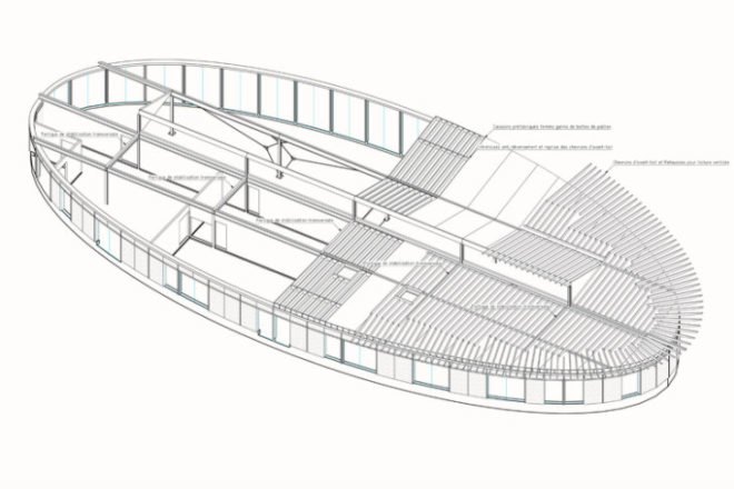 Aquaterra Environmental Centre, Tectoniques Architectes, parc des iles, france, environmental centre, eco center