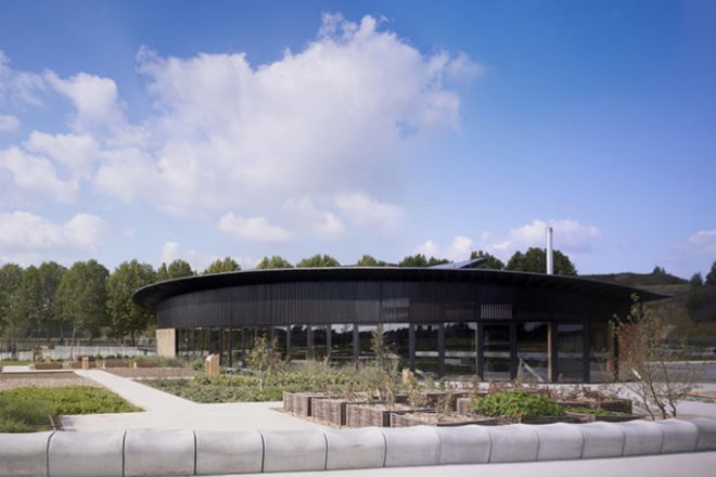 Aquaterra Environmental Centre, Tectoniques Architectes, parc des iles, france, environmental centre, eco center