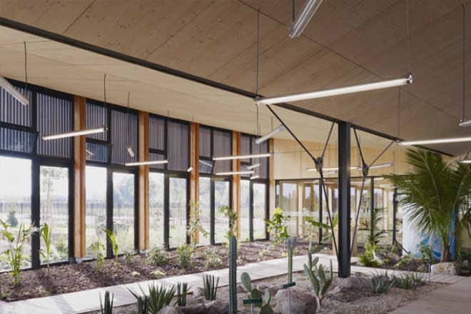 Aquaterra Environmental Centre, Tectoniques Architectes, parc des iles, france, environmental centre, eco center