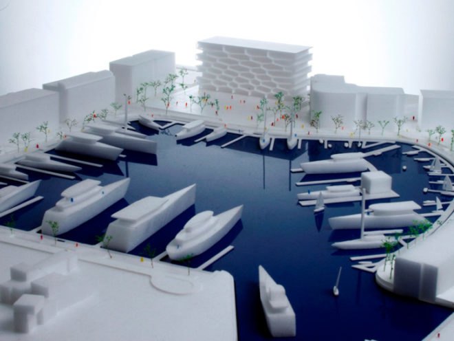 Albany resort Bahamas, BIG resort Bahamas, HKS resort Bahamas, Bjarke Ingels, MDA resort Bahamas, private pool on every balcony, hexagonal building, network of small creeks,