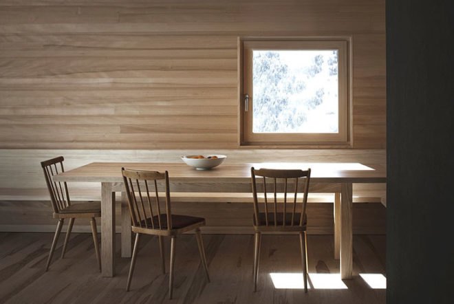 green design, eco design, sustainable design, Bernardo Bader Architects, Glatthorn, Zaferhorn, Haus Fontanella, wooden house, geothermic well, sustainable pine, sustainable wood