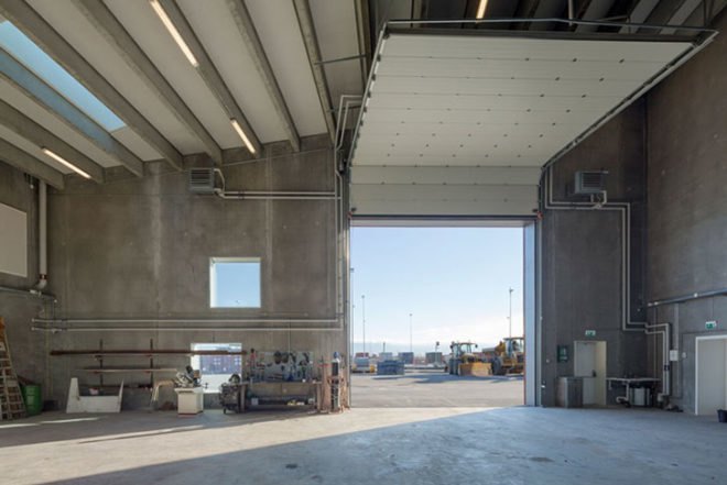 Christensen & Co, Soil Treatment Centre, Copenhagen, green roof, piles of mud, M-shaped roof, Architecture, Botanical, green roof, Green Materials, Daylighting,