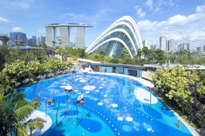 Gardens by the Bay, Far East Organization Children's Garden, Grant Associates, landscape architecture, singapore, treehouses, wetland, horticulture, tropical landscape, play space, children's garden