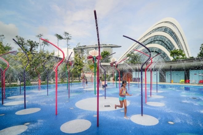 Gardens by the Bay, Far East Organization Children's Garden, Grant Associates, landscape architecture, singapore, treehouses, wetland, horticulture, tropical landscape, play space, children's garden