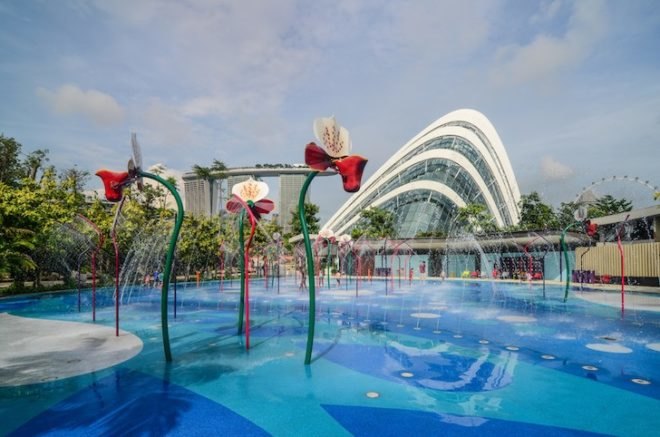 Gardens by the Bay, Far East Organization Children's Garden, Grant Associates, landscape architecture, singapore, treehouses, wetland, horticulture, tropical landscape, play space, children's garden