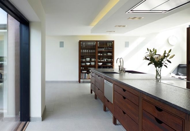 jerry tate architects, edwardian house renovation, hollin house, modern addition to historic home, daylighting, wood panel cladding, triple-pane windows, Hajom windows, energy efficient heating system, underfloor heating, monitoring energy consumption