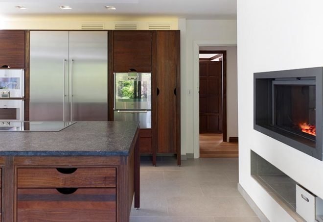jerry tate architects, edwardian house renovation, hollin house, modern addition to historic home, daylighting, wood panel cladding, triple-pane windows, Hajom windows, energy efficient heating system, underfloor heating, monitoring energy consumption