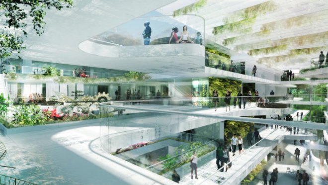 Island School, Schmidt Hammer Lassen, hong kong, eco school, thomas chow architects, daylighting, green school