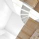 case house, Jun Igarashi Architects, loft house, open floor plan, japanese architecture, cuboid architecture, full height wall partitions, green wall, wooden loft, sapporo, mezzanine