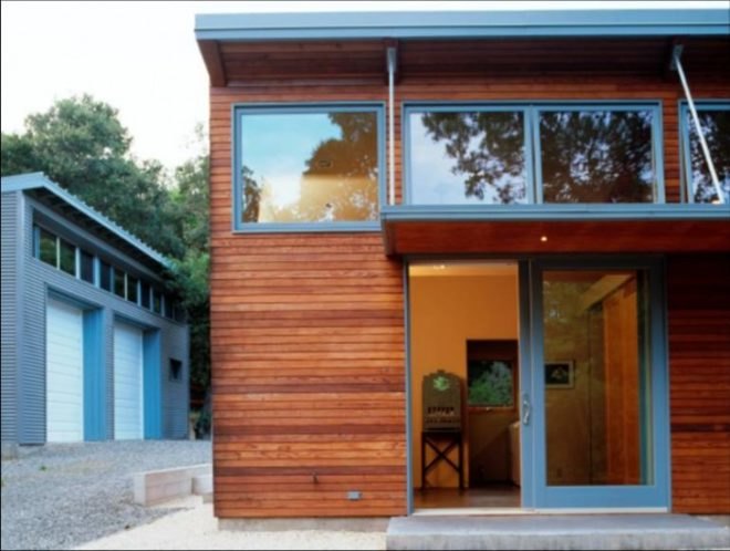 Klopf Architects, Manzanita House, Fairfield, California, architecture, sustainable materials, sustainable building, passive heating and cooling systems, FSC-certified redwood siding,