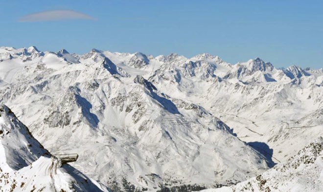 green design, eco design, sustainable design, LAAC Architekten, Stubai Glacier, Top of Tyrol, Glacier overlook, observation deck, Austrian Alps