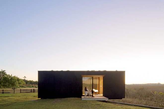 MAPA Architects, MINIMOD house, prefab housing, off the grid house, tiny homes, tiny houses, recycled wood house, rainwater harvesting, LED lighting, green lighting, prefab homes, transportable homes, modular architecture